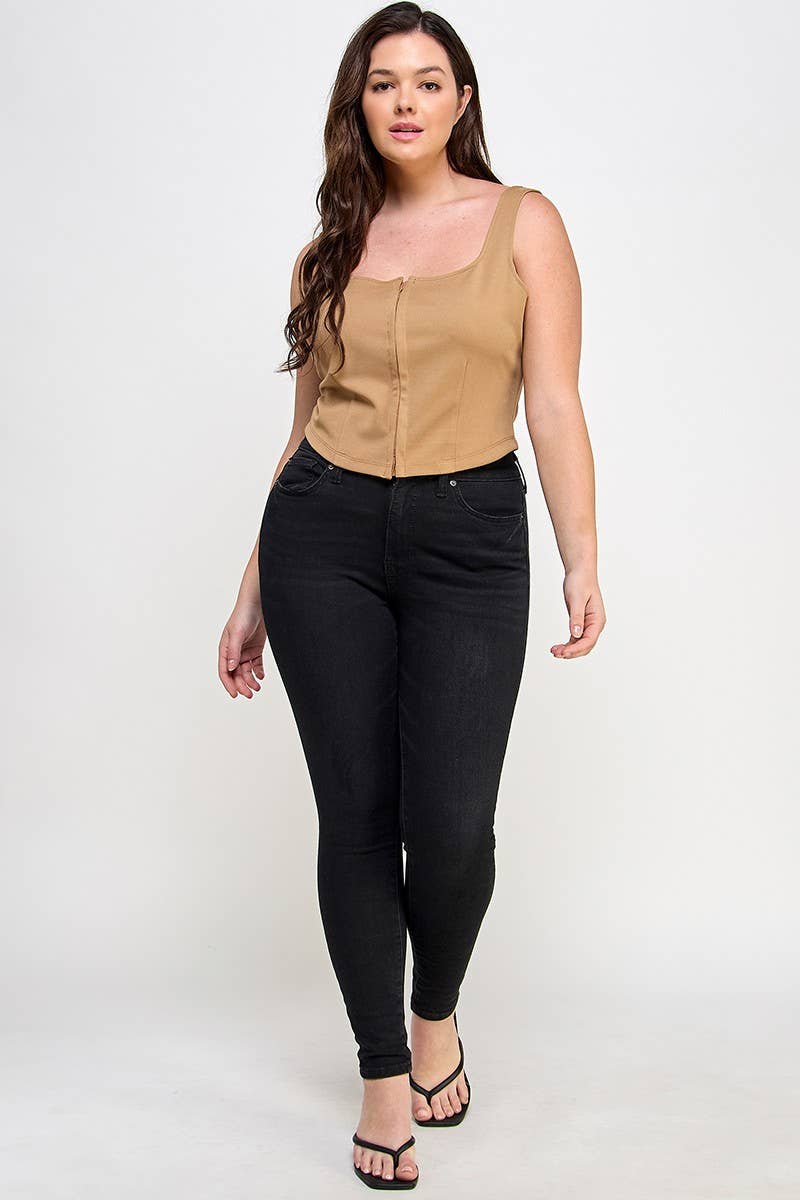Bustier Tank With Hook & Eye