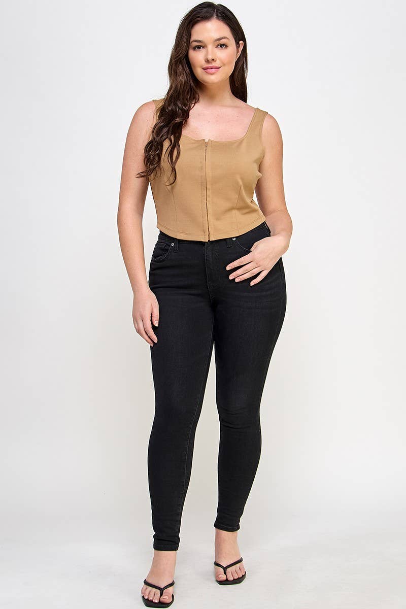 Bustier Tank With Hook & Eye