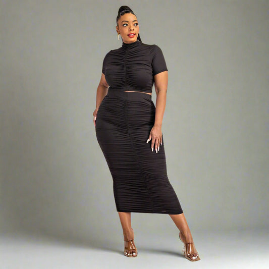 Fitted Shirred Set